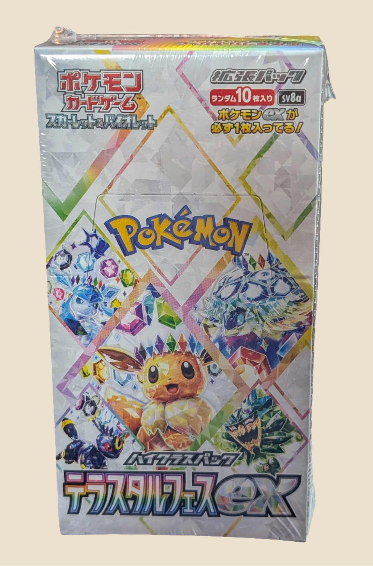 Japanese Pokemon SV8a Terastal Festival ex high class booster box 